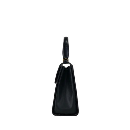 BURBERRY Logo Two-way Handbag Shoulder bag Black Vintage uuyiy5
