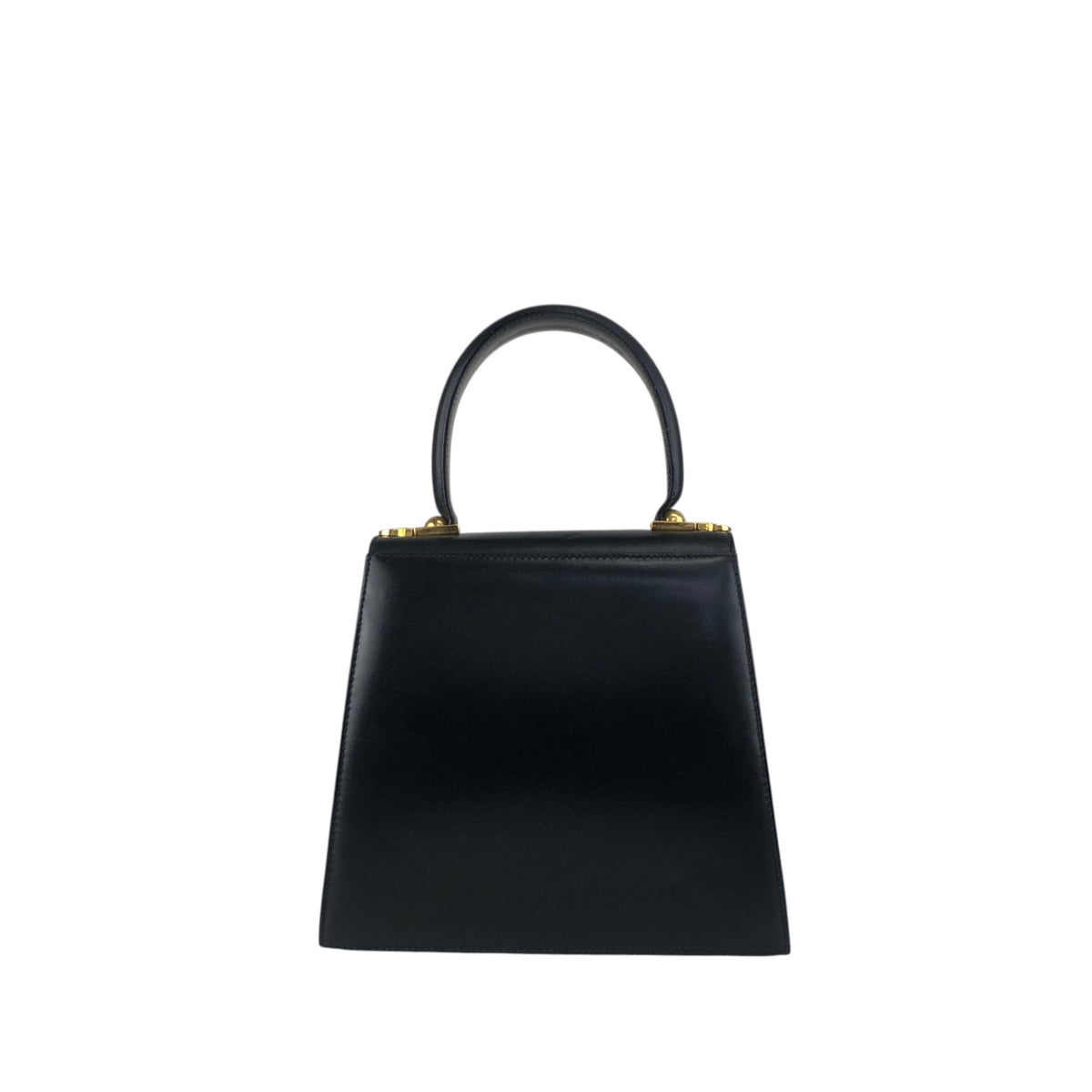 Salvatore Ferragamo Gancini Two-way Handbag Shoulder bag Black Vintage eddc85