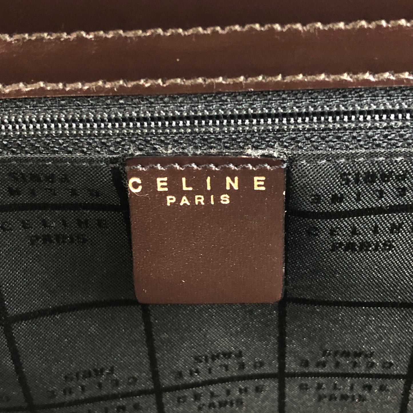 CELINE 馬車圖案兩用手提單肩包棕色復古ry5pvu