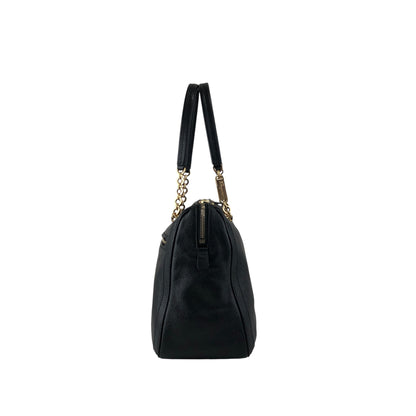 Salvatore Ferragamo Gancini Handbag Black Vintage vbxnke