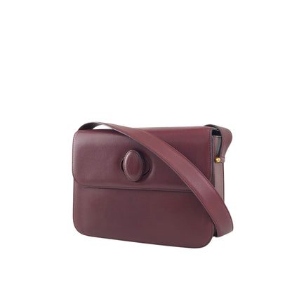 Cartier Turn Lock  Shoulder bag Bordeaux Vintage mjvugd