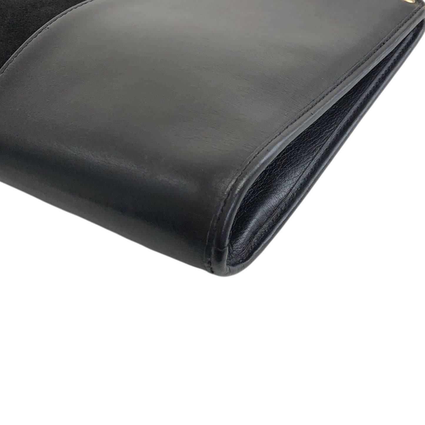 Christian Dior Logo Shoulder bag Black Vintage axpddi