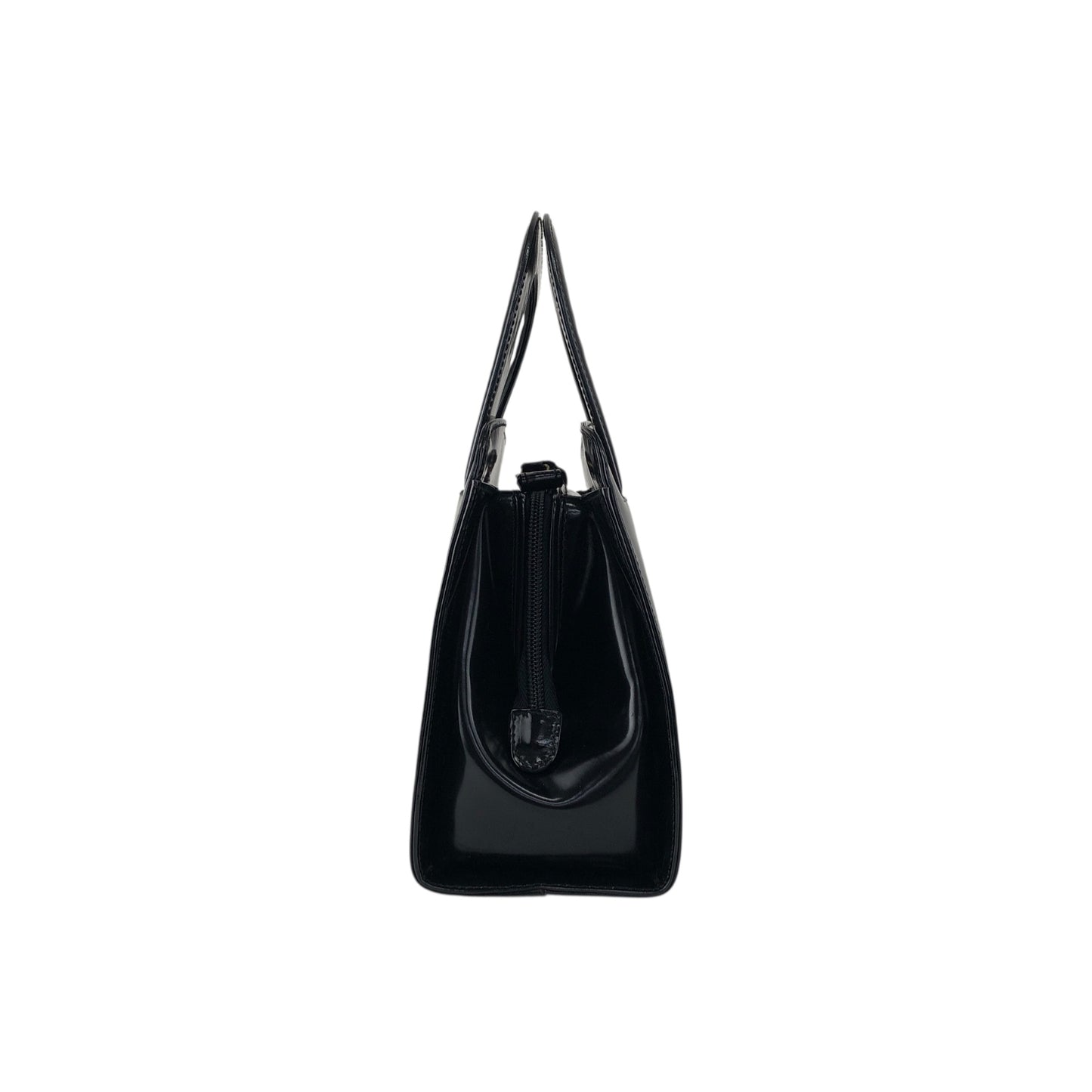 PRADA Logo Small Handbag Black Vintage snjxtd