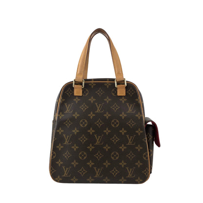 LOUIS VUITTON Monogram Handbag Brown M51161 Vintage vzg5g4