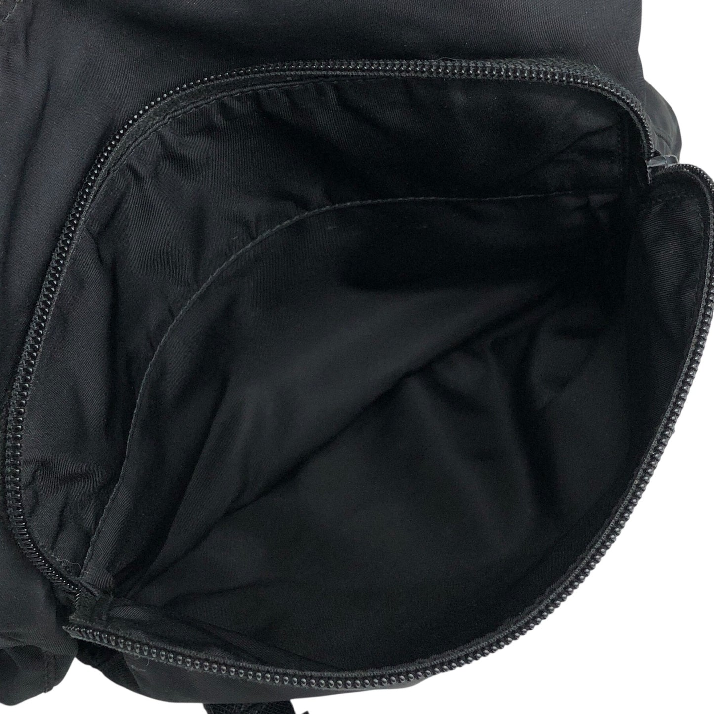PRADA Tessuto Triangle Logo Shoulder bag Black Vintage t2gb5a