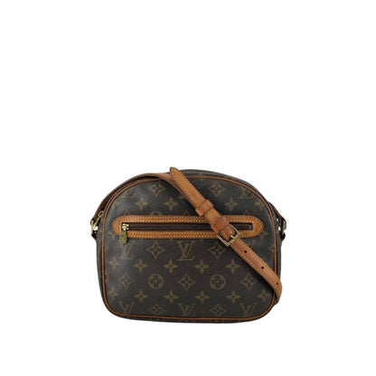 LOUIS VUITTON Monogram Shoulder bag Brown Vintage fywb25