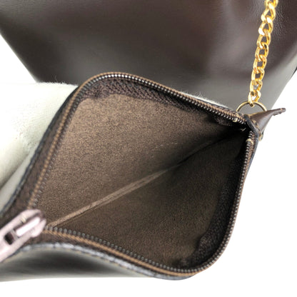 CELINE Starball Drawstring Shoulder bag Brown Vintage 4nhtxx
