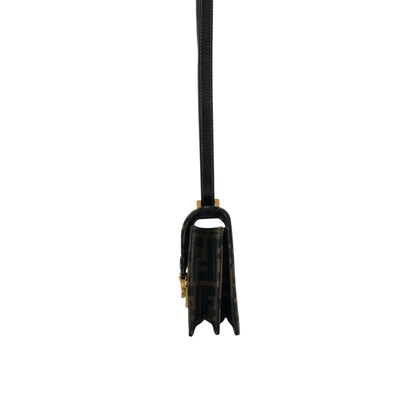 FENDI Zucca Lock Shoulder bag Brown Vintage mbiimu