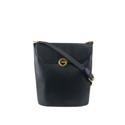 GIVENCHY Logo Shoulder bag Black Vintage c78vb7