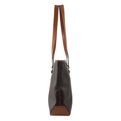CELINE Macadam Totebag Brown Vintage iticcu