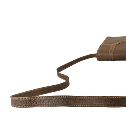 GUCCI Turn Lock Shoulder bag Brown Vintage 4k7hzd