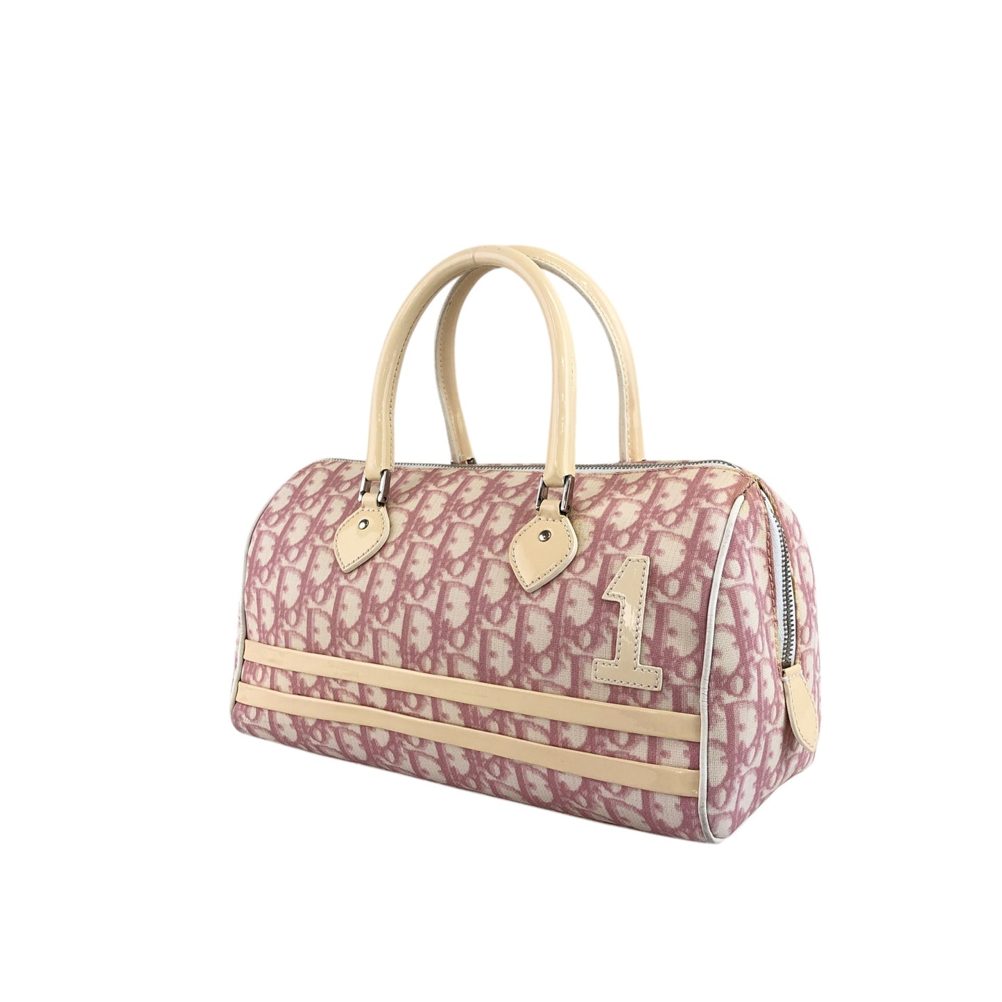 Christian Dior Trotter 手提包 波士頓包 粉紅色 復古 hamzbz