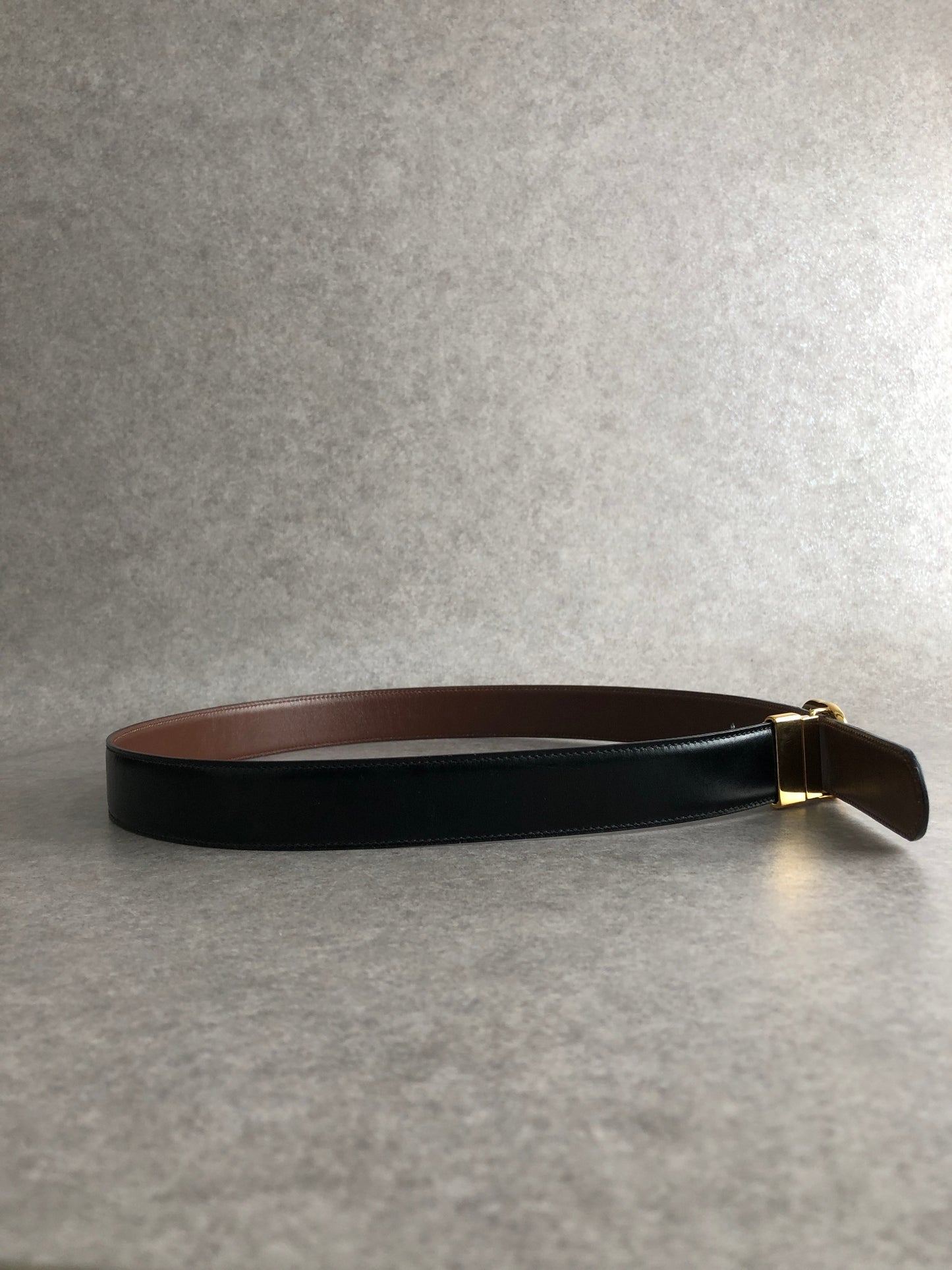 GUCCI GG Belt Black 036 1192 4964 Vintage u5arka