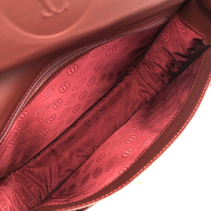 Cartier Shoulder bag Bordeaux Vintage p6hsiw