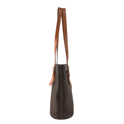 CELINE Macadam Blason Totebag Brown Vintage krmf4c