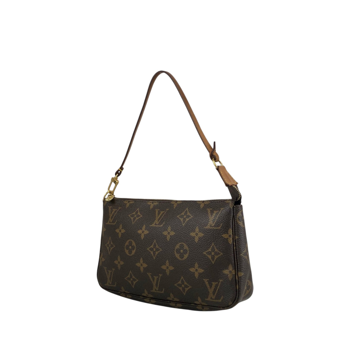 LOUIS VUITTON Monogram Small Handbag Brown M51980 Vintage 3w2pzj