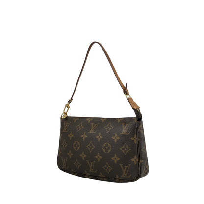 LOUIS VUITTON Monogram Small Handbag Brown M51980 Vintage 3w2pzj