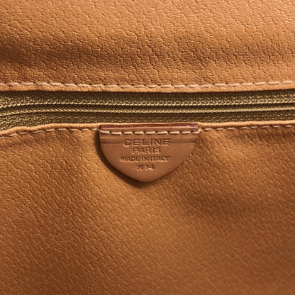 CELINE Macadam Blason Shoulder bag Brown Vintage mgt7zs