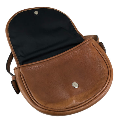 LOEWE Logo Embossed Shoulder bag Brown Vintage 6n4xku