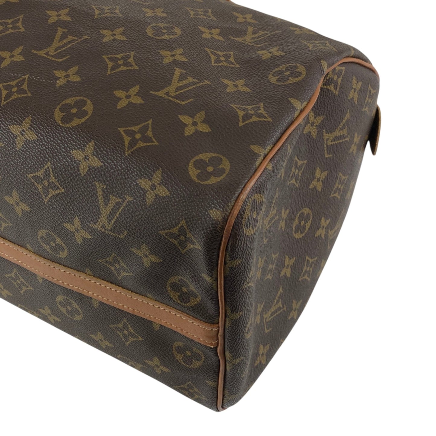 LOUIS VUITTON Monogram Speedy35 Handbag Boston bag Brown Vintage M41526 y3e6fb