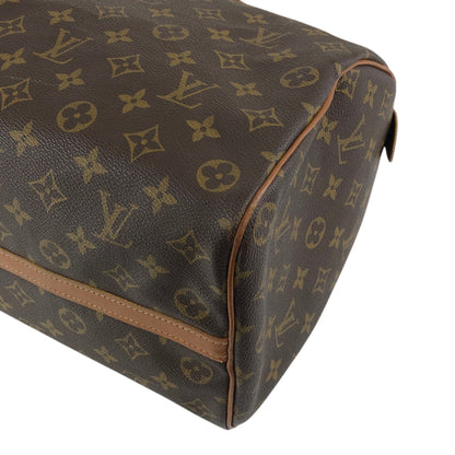 LOUIS VUITTON Monogram Speedy35 Handbag Boston bag Brown Vintage M41526 y3e6fb