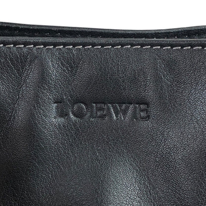 LOEWE Anagram Handbag Black Vintage f2nkhu