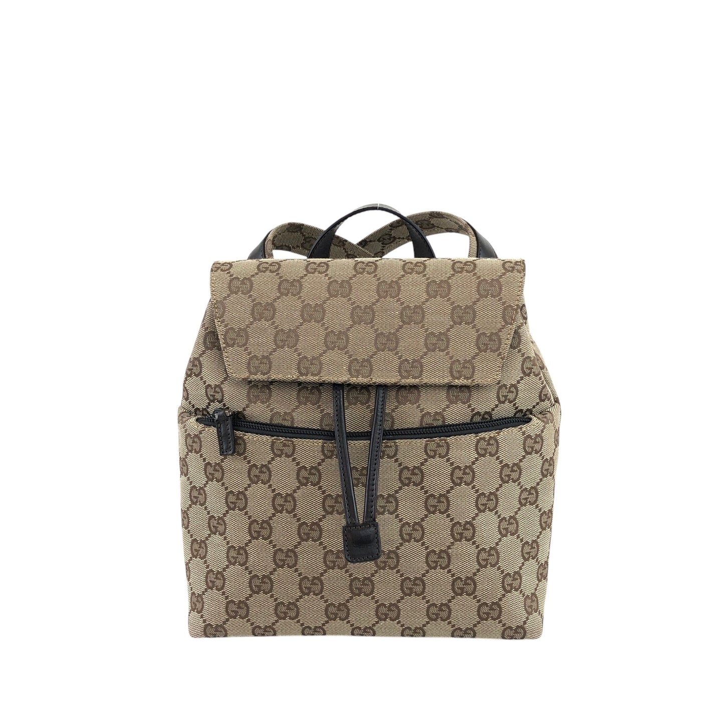 GUCCI GG Canvas Backpack Beige Vintage zj85nr