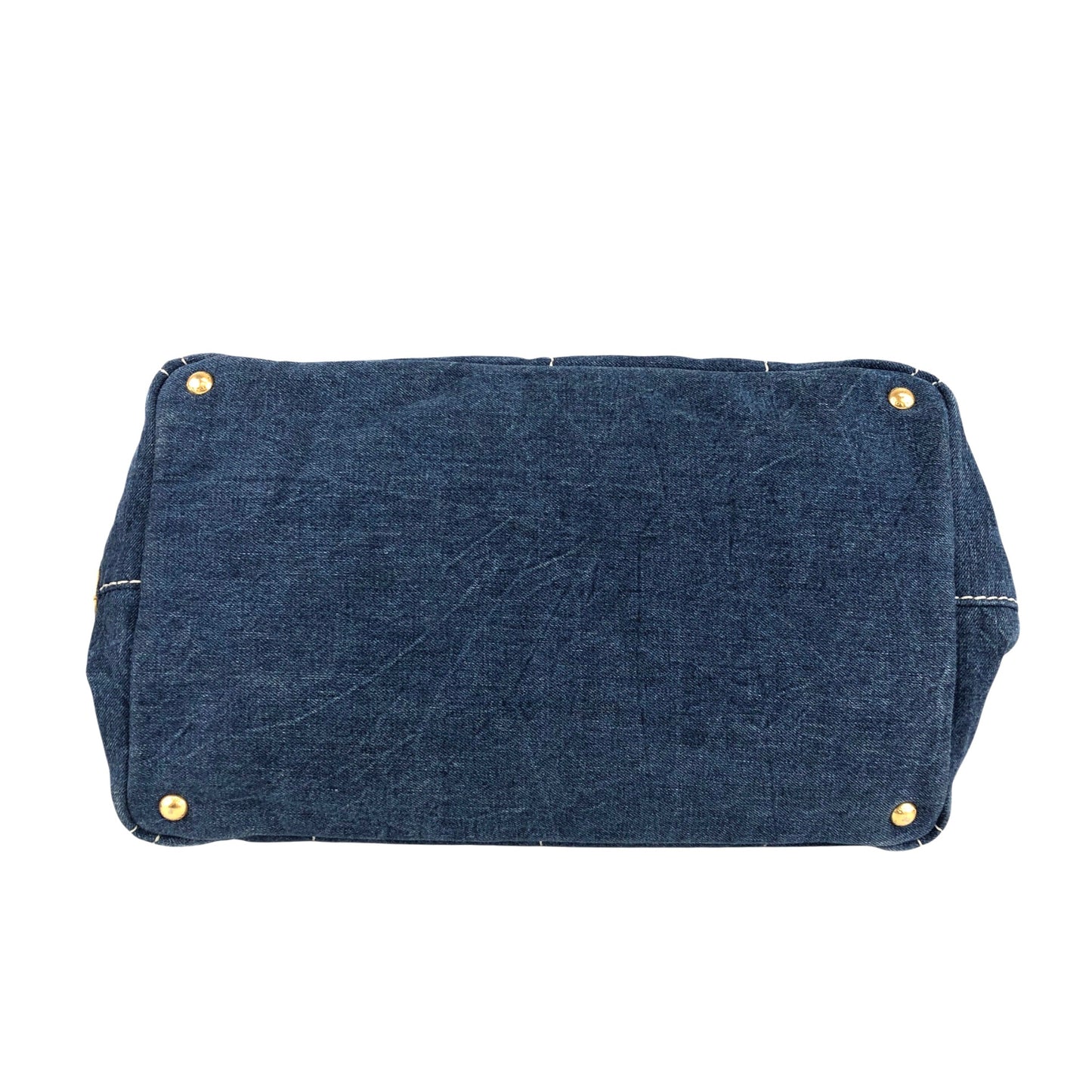 PRADA Canapa Handbag Indigo Vintage t35cnj