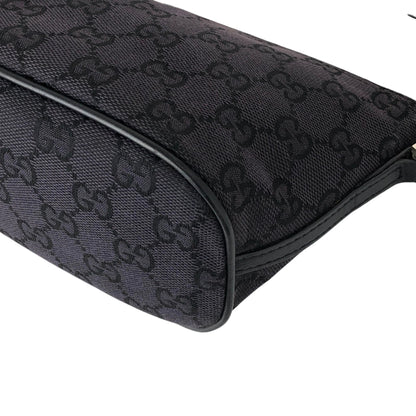 GUCCI GG Canvas Small Handbag Black Vintage vexspm