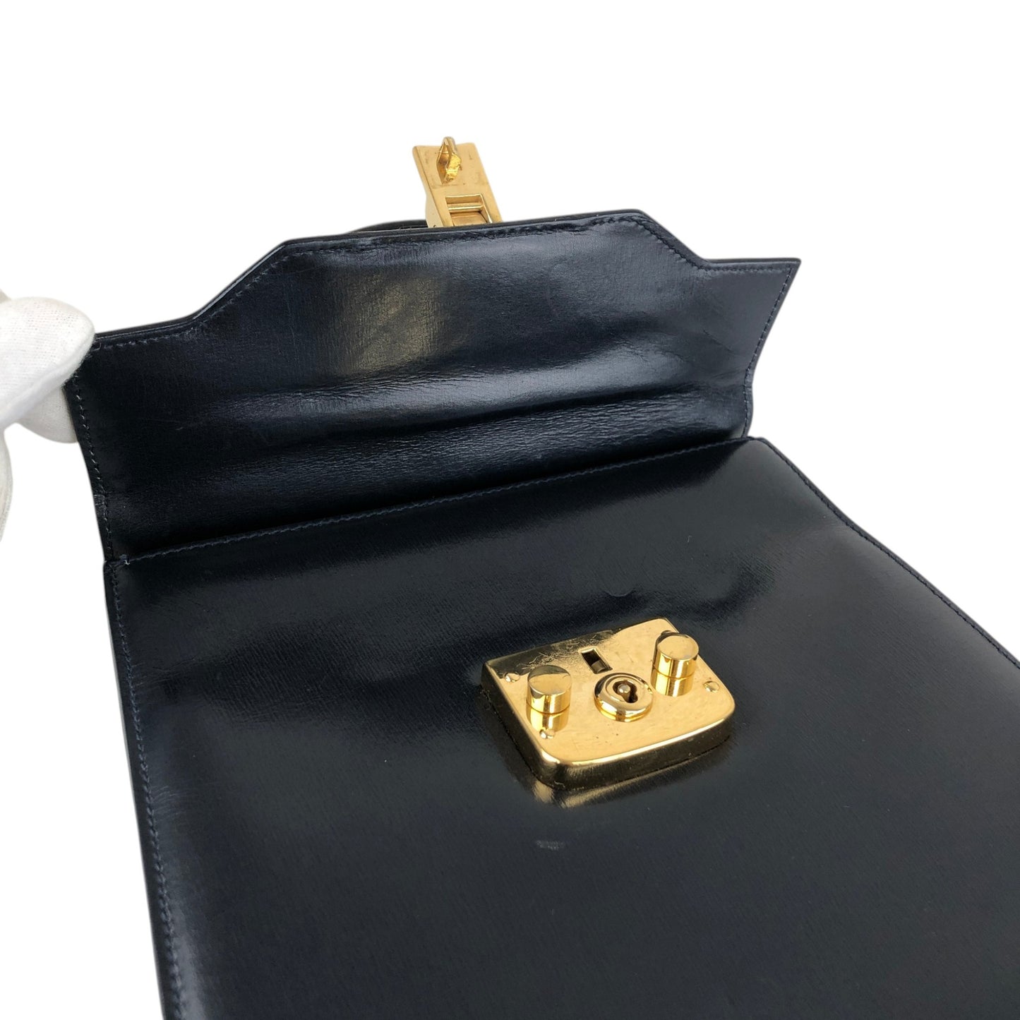 GUCCI Handbag Black 000・2110・0211 Vintage 5yyupi