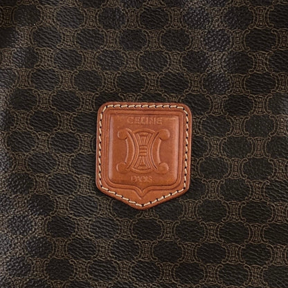 CELINE Macadam Blason Shoulder bag Totebag Brown Vintage u7fud7