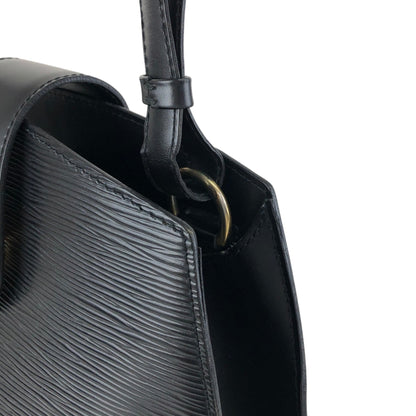 LOUIS VUITTON Epi Turn Lock Shoulder bag Black Vintage 7snrnp