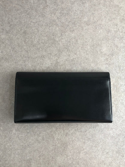 GIVENCHY Logo Long Wallet Black Vintage a34me5