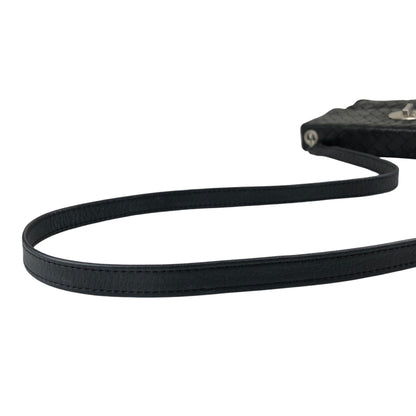 Bottega Veneta Intrecciato Turn Lock Shoulder bag Black Vintage jk5whm