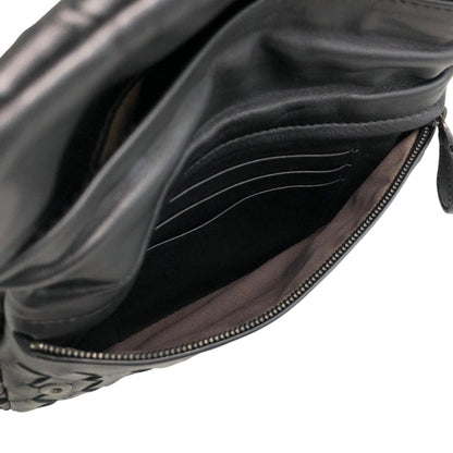 Bottega Veneta Intrecciato Shoulder bag Black Vintage 37ps5x