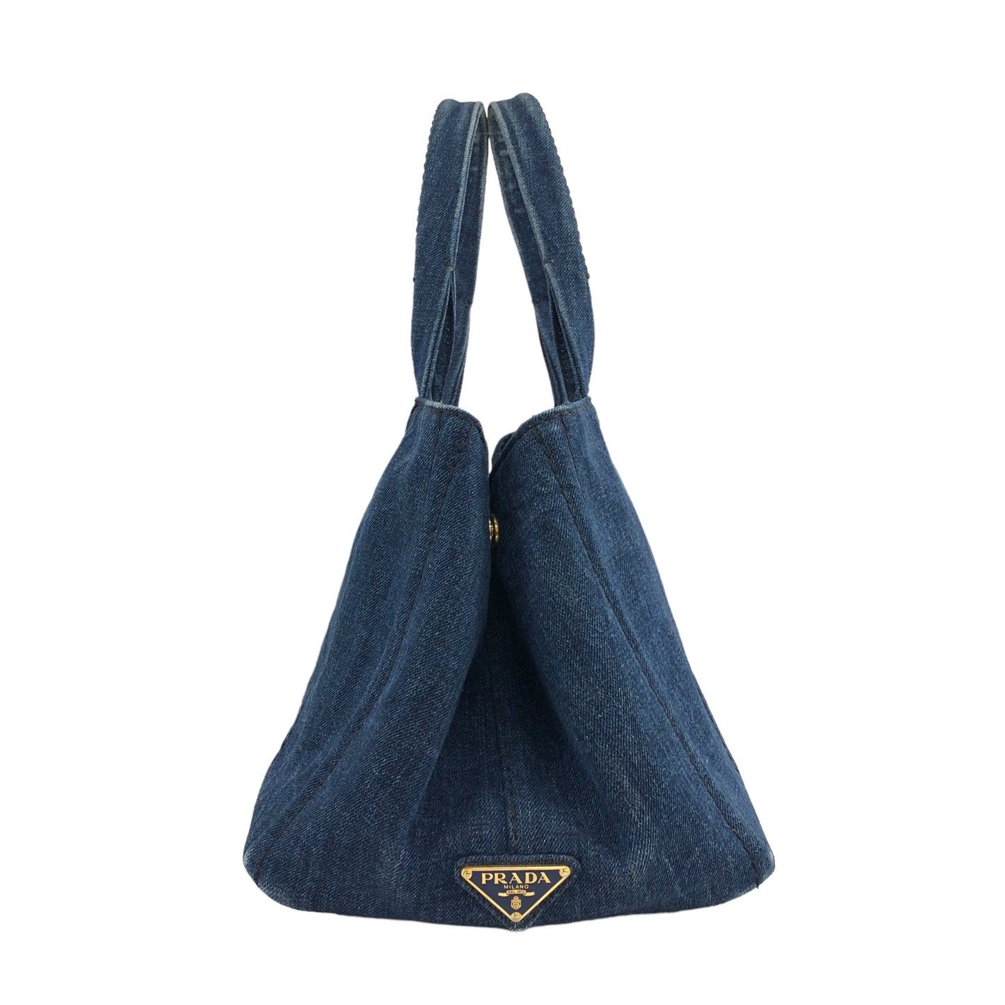 PRADA Canapa Handbag Indigo Vintage  hxdtf6