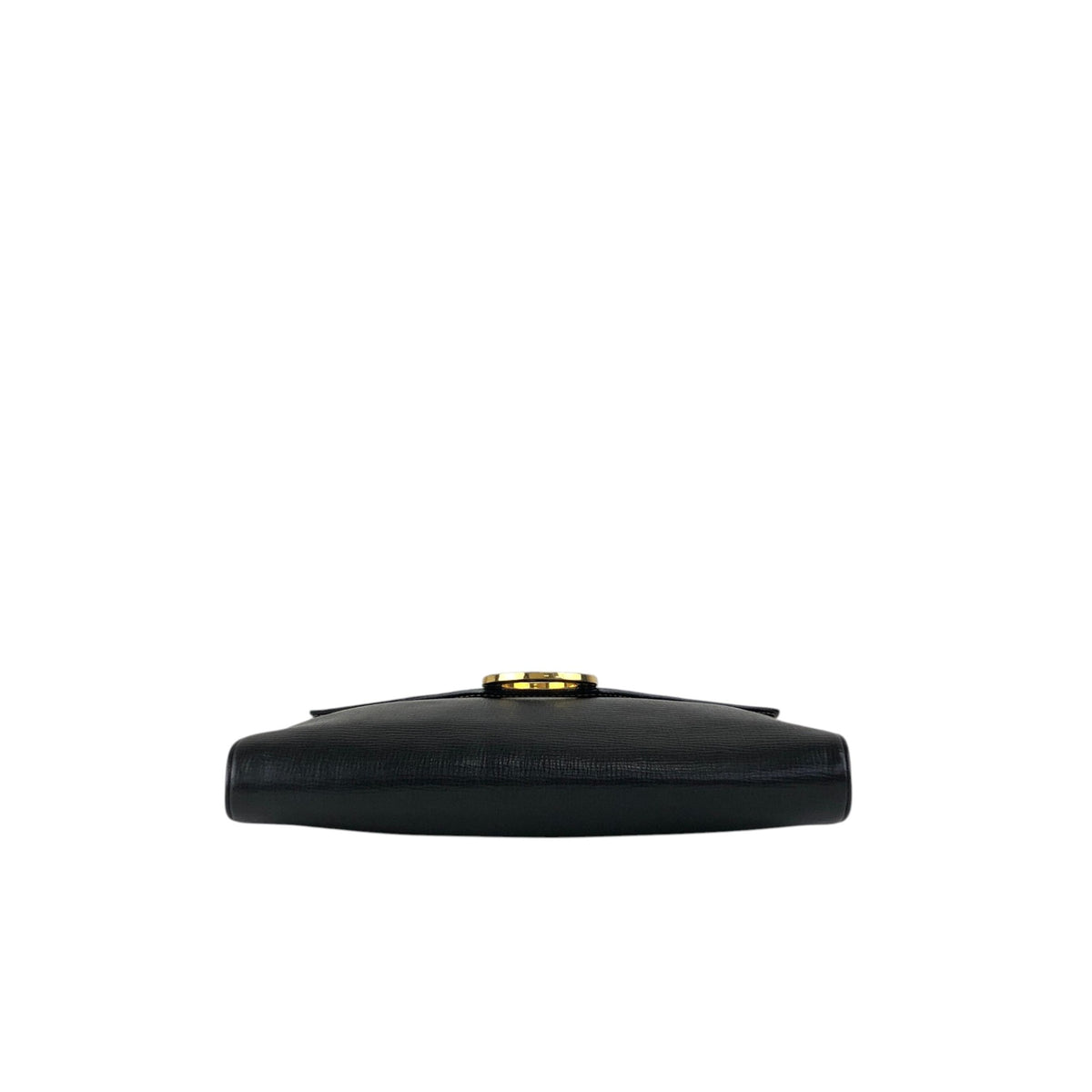 CELINE Circle Logo Shoulder bag Black Vintage 3sg788