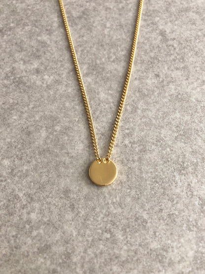 Christian Dior CD Logo Necklace Gold Vintage 2ie265