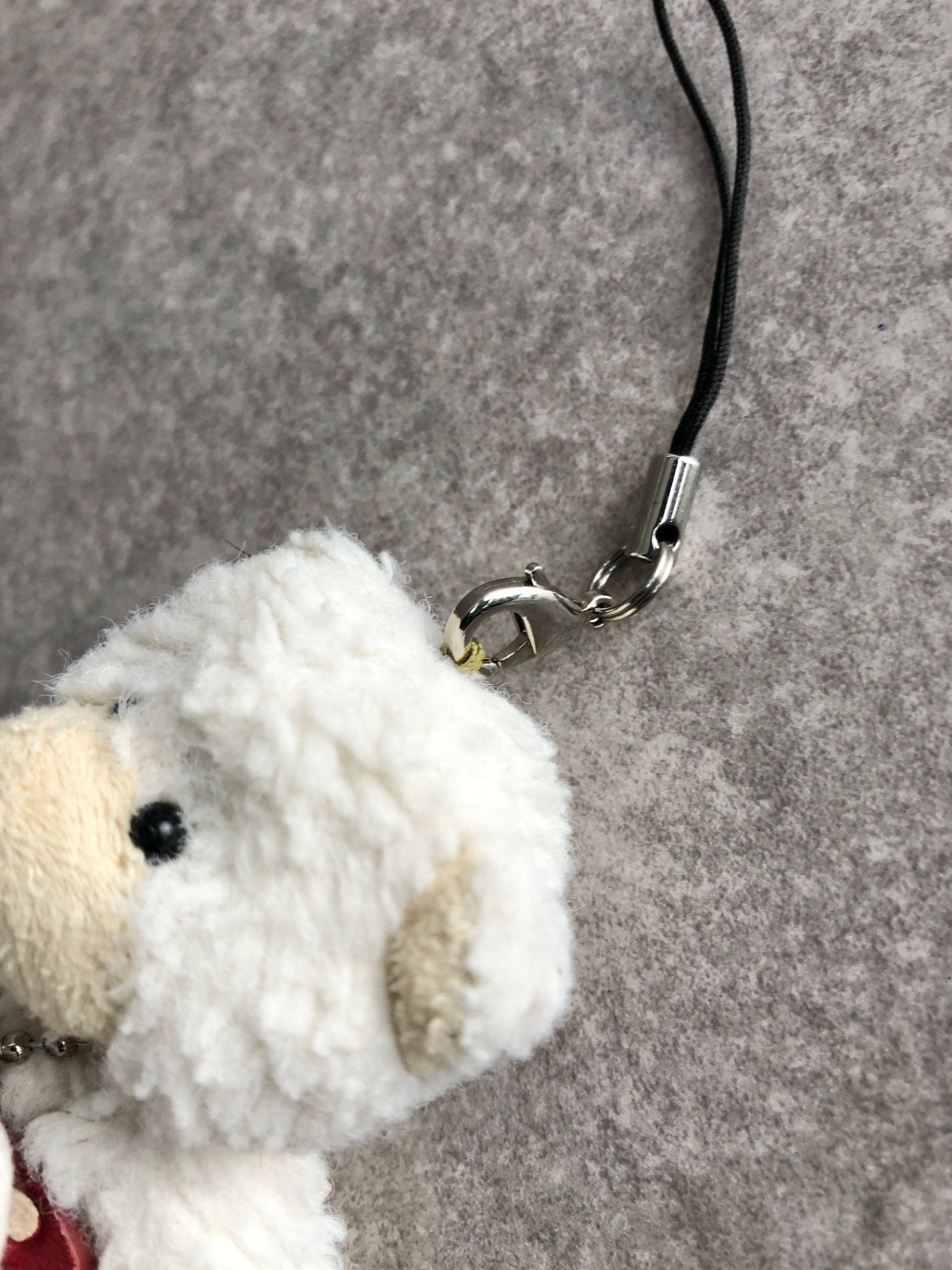 CELINE Blason bear Motif Charm White Vintage mfixju