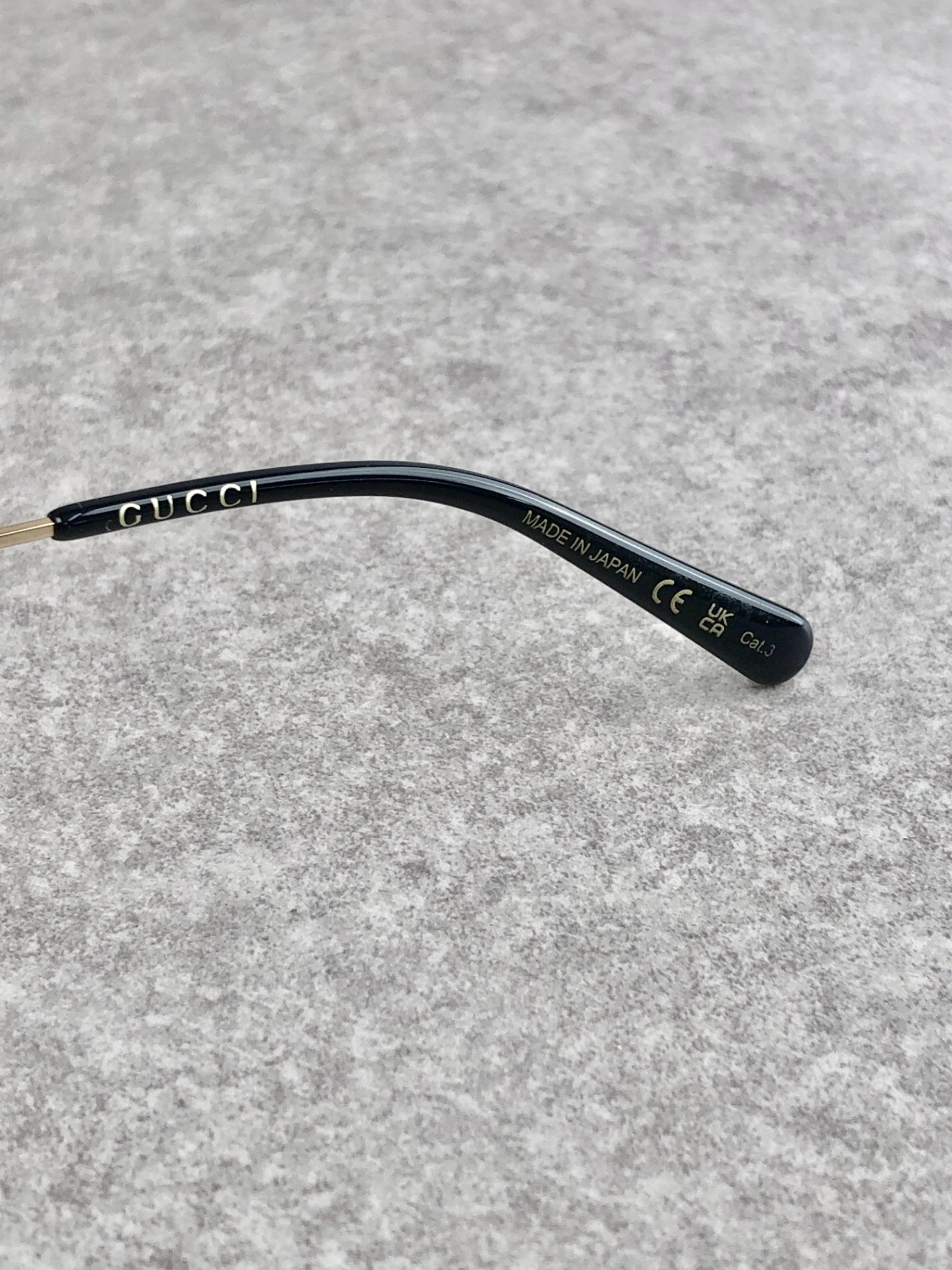 GUCCI Sherry Line Logo Sunglasses Black 1883SK Vintage d3gda7