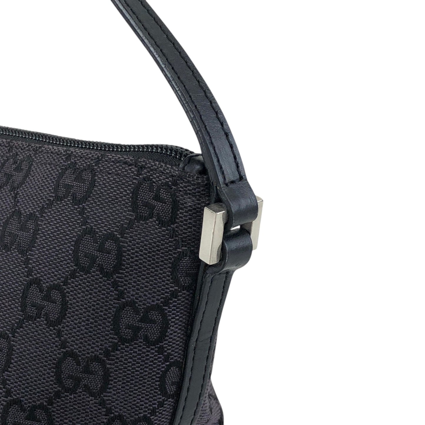 GUCCI GG Canvas Small Handbag Black Vintage vexspm