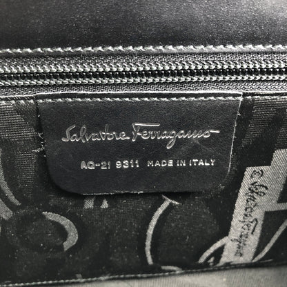 Salvatore Ferragamo Top Handle Handbag Black Vintage sca6k6