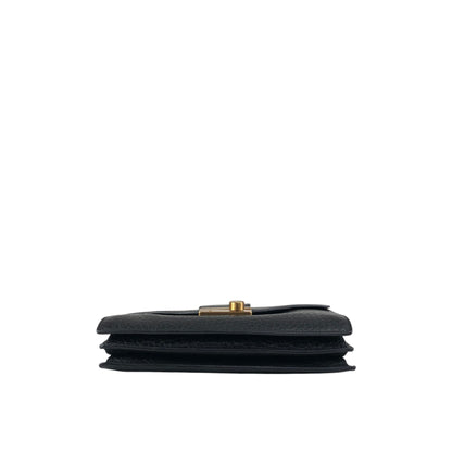 PRADA Lock Shoulder bag Black Vintage pjtker