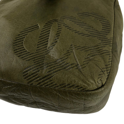 LOEWE Anagram Shoulder bag Khaki Vintage 3fvsx5