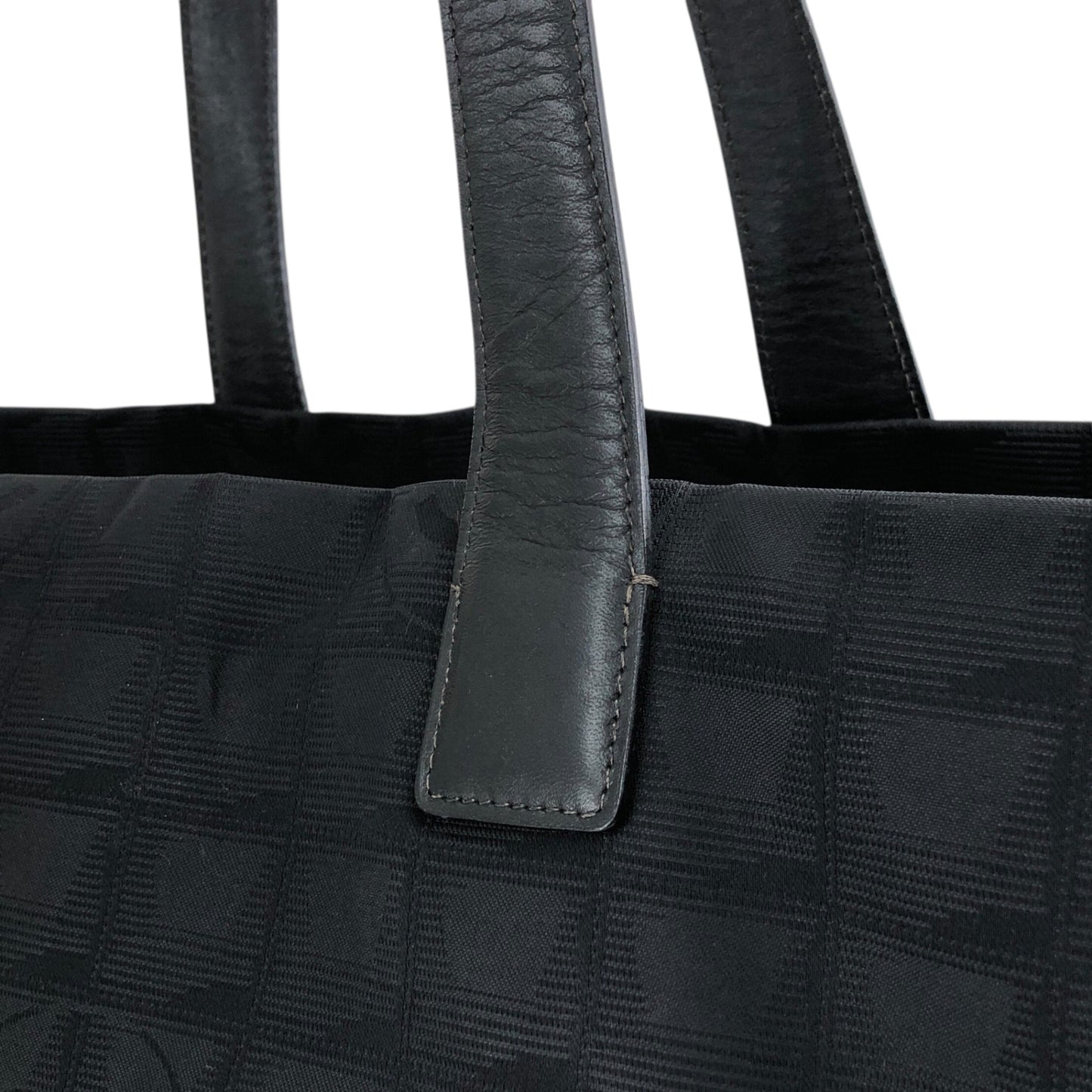 CHANEL New Travel Line Totebag Black Vintage wd2eic