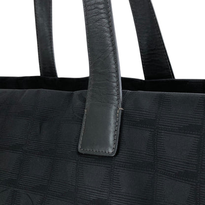 CHANEL New Travel Line Totebag Black Vintage wd2eic