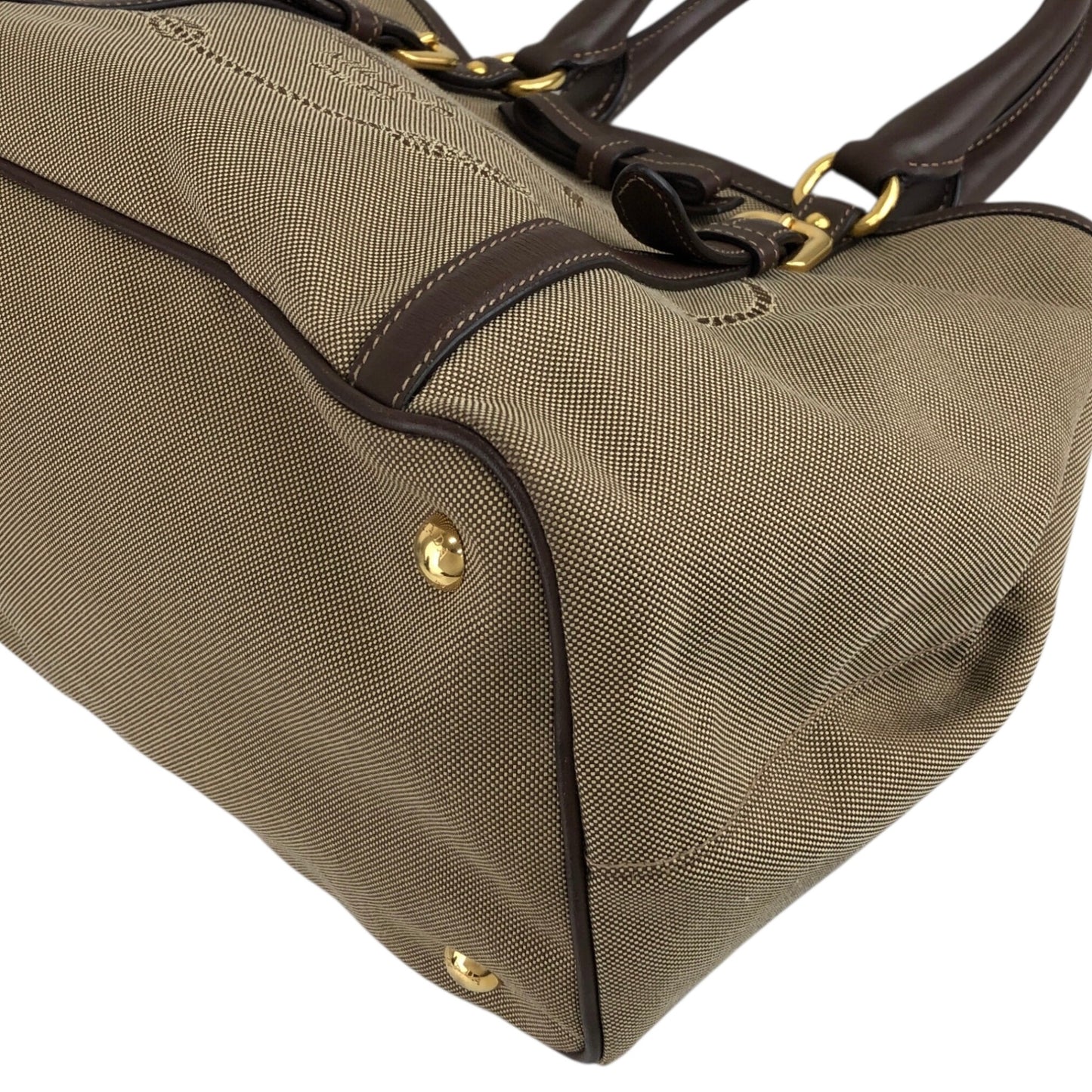 PRADA 標誌手袋 棕色 復古 7avgyx