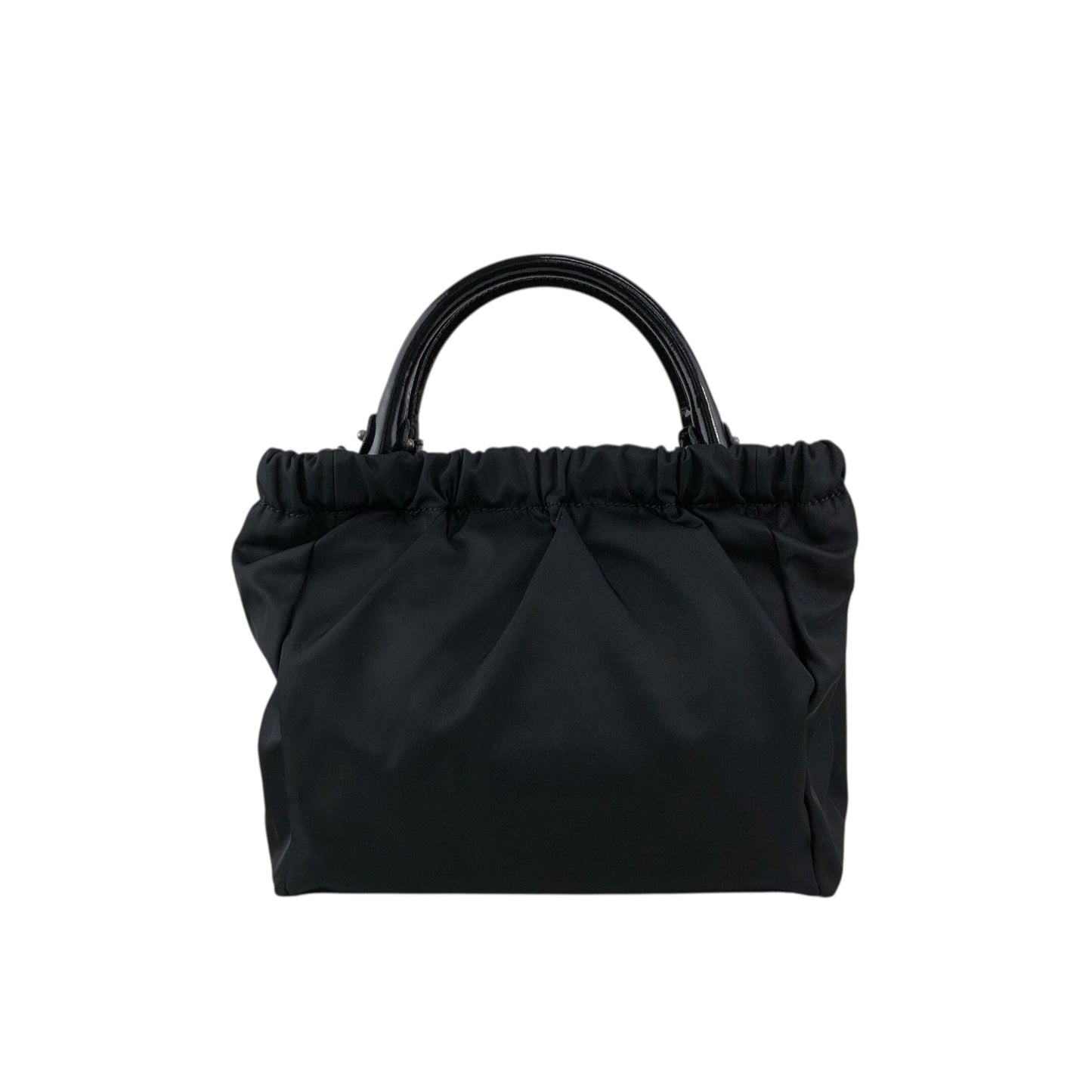 Salvatore Ferragamo Gancini Two-way Handbag Shoulder bag Black Vintage uazc8j