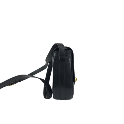 CELINE Starball Shoulder bag Black Vintage 7skrtb