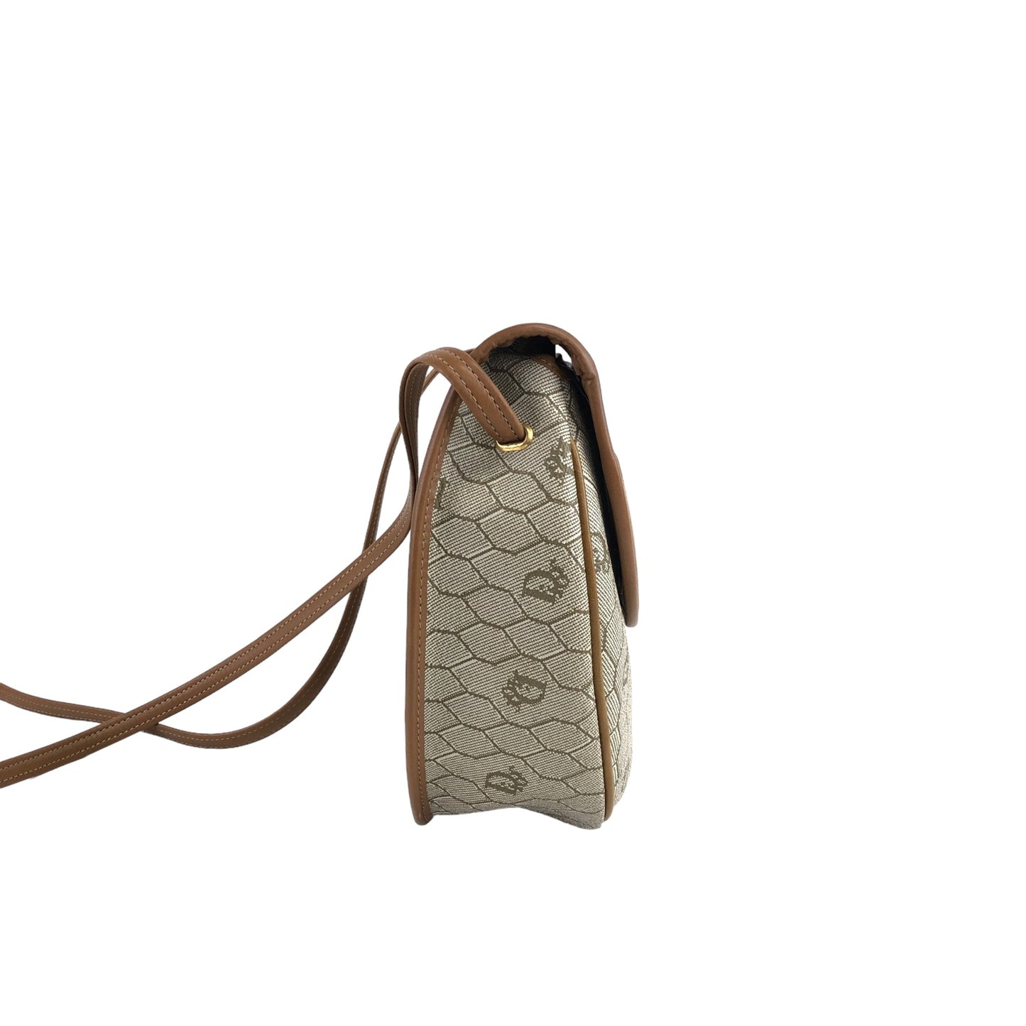 Christian Dior Honeycomb Shoulder bag Beige Vintage vxcu5t